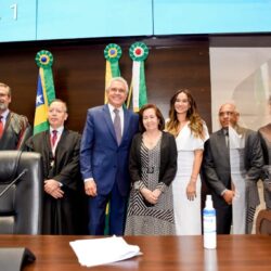 Governador Ronaldo Caiado participa da posse desembargadores do TJ Goiás