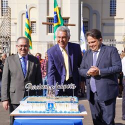 Governador Ronaldo Caiado acompanha festividades dos 115 anos de Anápolis