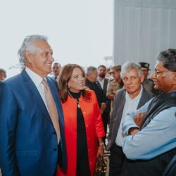 Governador Ronaldo Caiado e a primeira-dama Gracinha Caiado conhecem instalações da BRG Geradores no Daia, em Anápolis