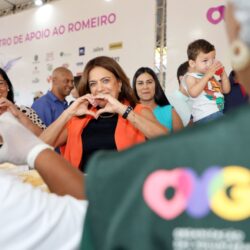 “Goiás é o estado da fé e do amor”, diz Gracinha Caiado em visita ao Centro de Apoio ao Romeiro da OVG durante Romaria à Trindade