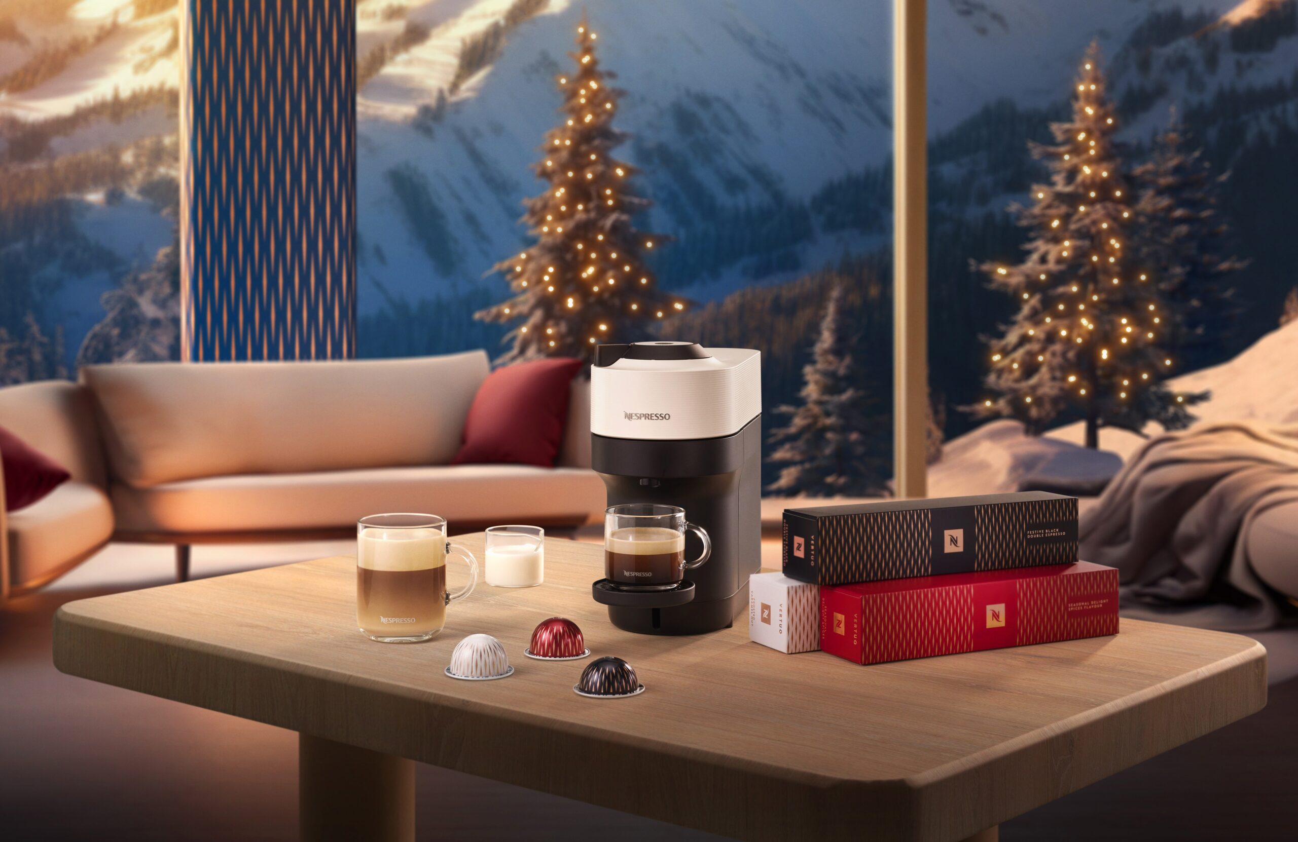 No momento, você está visualizando Nespresso realiza Collab com marca de luxo Fusalp para sua linha Festive de final de ano