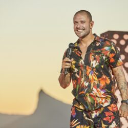 Samba e Churras: Diogo Nogueira, marcou presença no evento