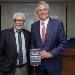 Caiado relembra eleição presidencial de 1989 em lançamento de livro do jornalista Fernando Mitre