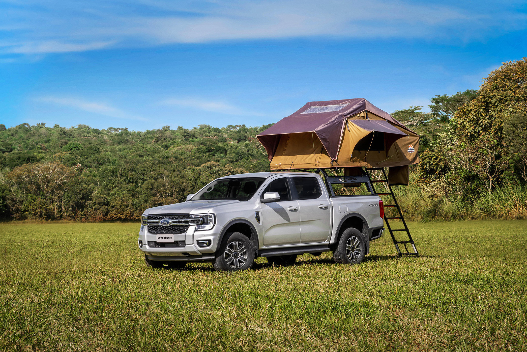 No momento, você está visualizando Ford firma parceria com a Blue Camping em barracas automotivas para a Nova Ranger