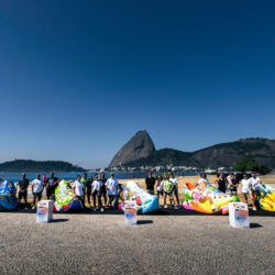 Tenisões símbolos da Maratona do Rio já podem ser vistos pela cidade