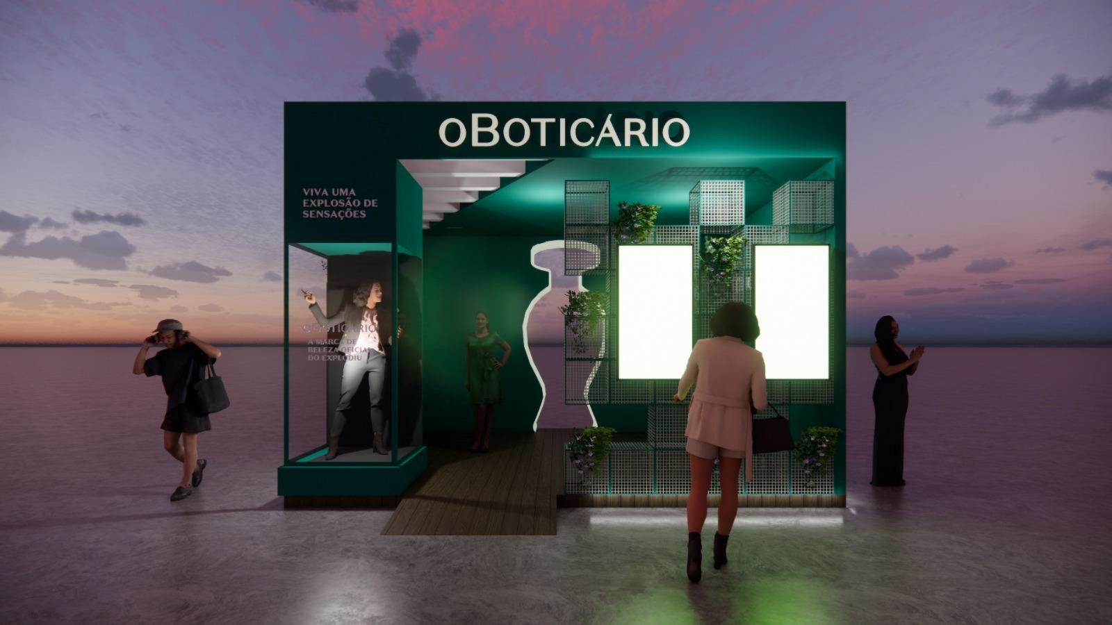 Você está visualizando atualmente O Boticário leva experiências sensoriais ao Festival Explodiu