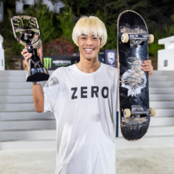 SLS APEX 3 – Felipe Gustavo fica em segundo em evento dominado por skatistas japoneses