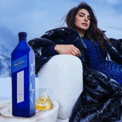 Johnnie Walker Blue Label apresenta novo rótulo com a francesa de esqui Perfect Moment