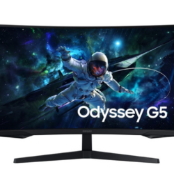 Monitor Samsung Odyssey G5 chega com resolução QHD e curvatura de 1000R para mais imersão