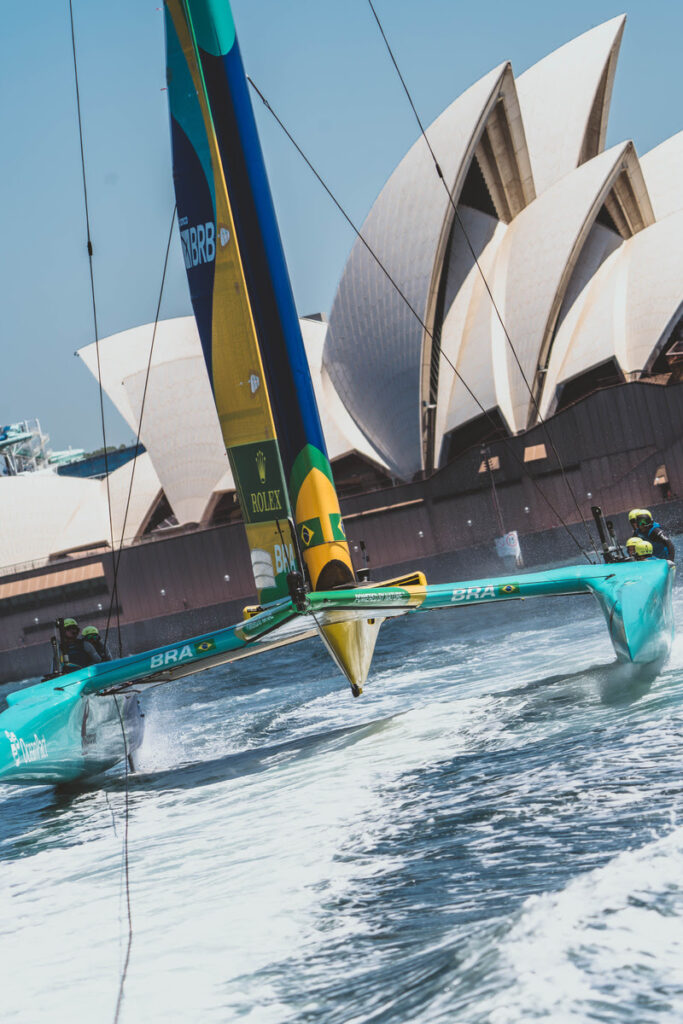 Mubadala Brazil SailGP Team encara etapa desafiadora
em Sydney e segue em evolução