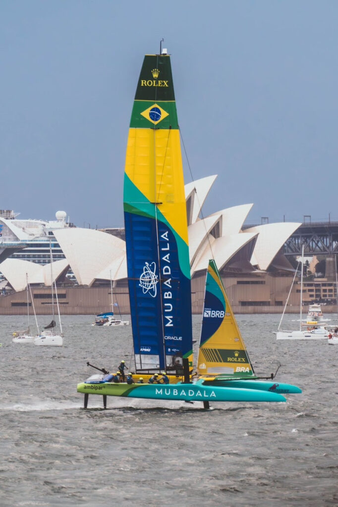 Mubadala Brazil SailGP Team encara etapa desafiadora
em Sydney e segue em evolução